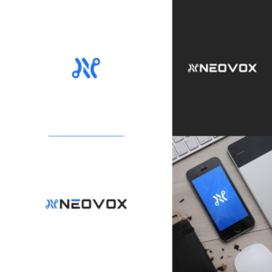 The logo should display the company name, Neovox. | Logo Design by JohnM.