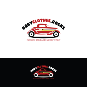 BabyClothes.Rocks      Where Babies Learn To Play | Logo Design by Rii