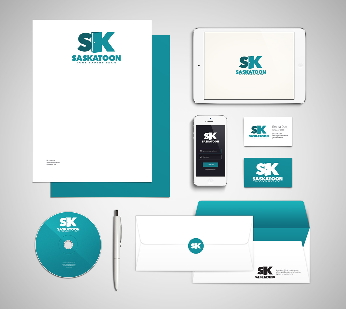 Logo-Design von Sushi Roll Designs für Saskatoon Home Expert Team | Design #3015400