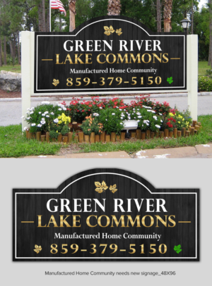 Signage Design by ARTOGRAPHY for Bluegrass Team | Design: #25111052