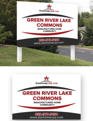 Signage Design by Shumaila Kiran for Bluegrass Team | Design #25065987