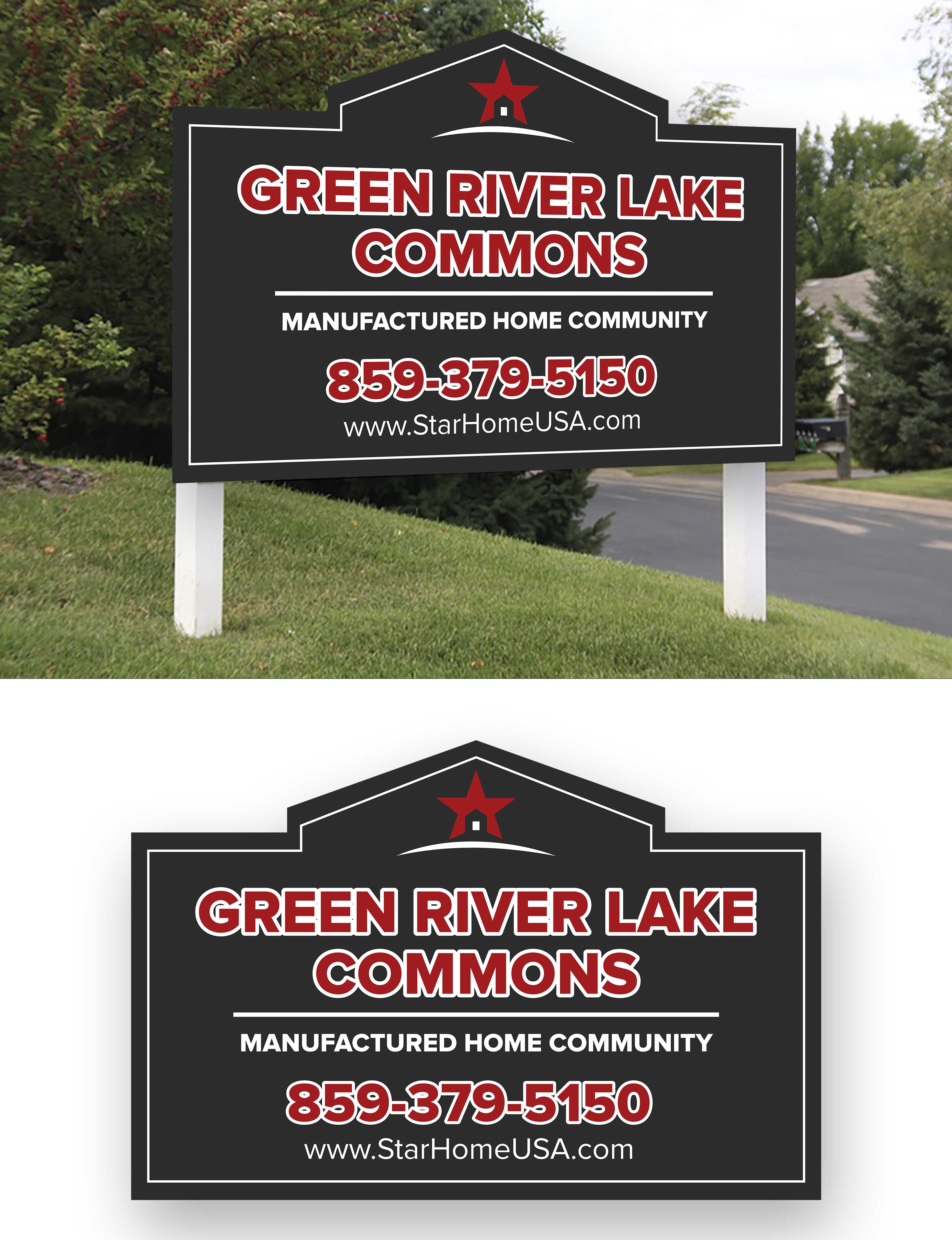 Signage Design by Shumaila Kiran for Bluegrass Team | Design #25065988