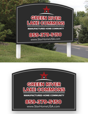 Signage Design by Shumaila Kiran for Bluegrass Team | Design: #25065989