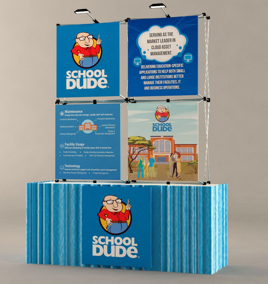 Diseño de Stand de Feria por Bins para SchoolDude | Diseño #3128724