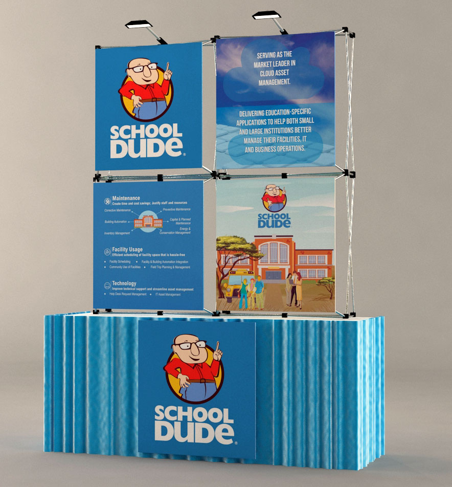 Design de Stand d'Exposition par Bins pour SchoolDude | Design #3128733