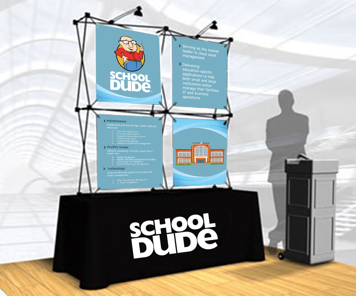 Diseño de Stand de Feria por Aim_design para SchoolDude | Diseño #3019602