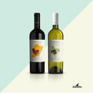 Wine Label for a White and a Red Wine from Italy | Etikett-Design von Shark1