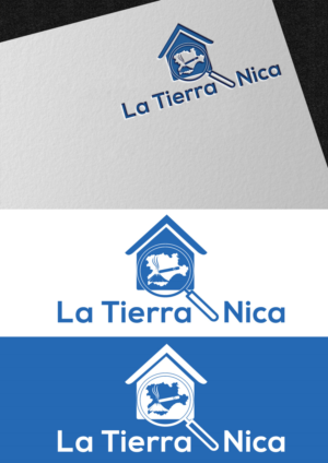 La Tierra Nica--logo with or without text | Logo Design by ZJ Design