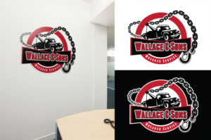Wallace & Sons’ Wrecker Service | Logo Design by MT
