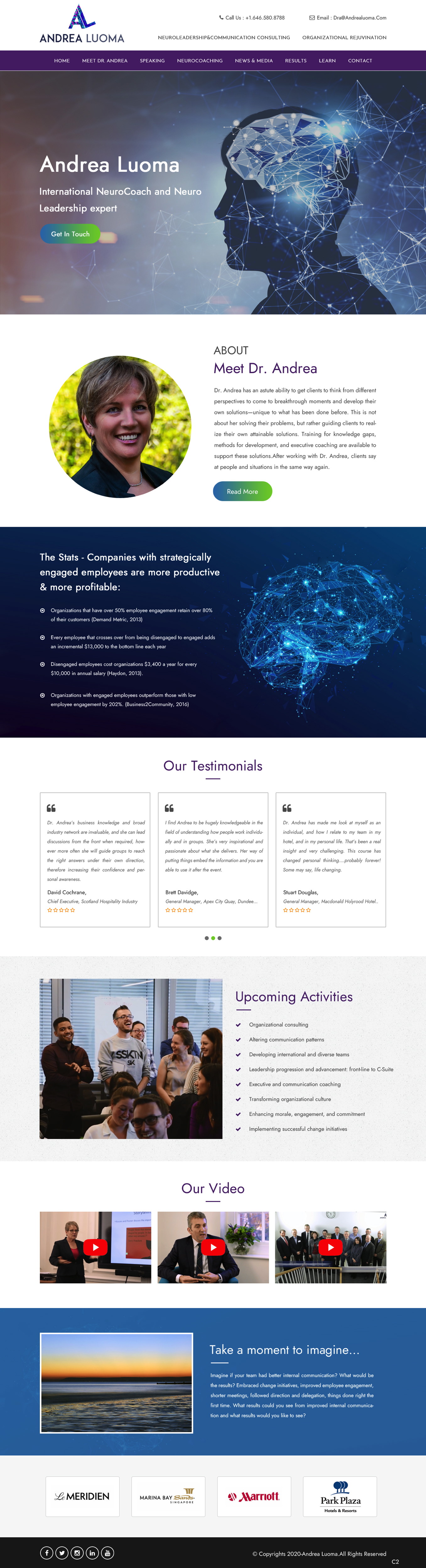 Web-Design von pb für Accommõdare Consulting, NeuroCoach & Organizational Rejuvination | Design #25056740