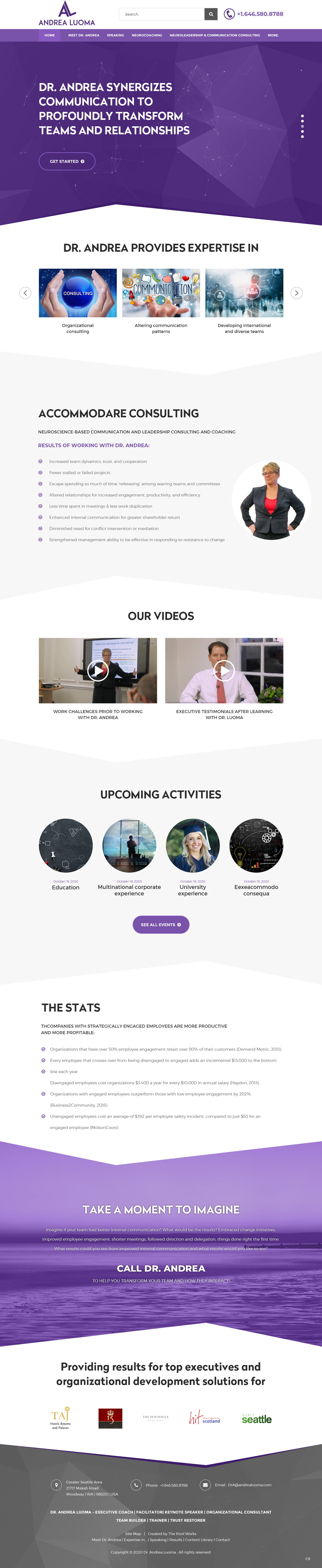 Web-Design von pb für Accommõdare Consulting, NeuroCoach & Organizational Rejuvination | Design #25056741
