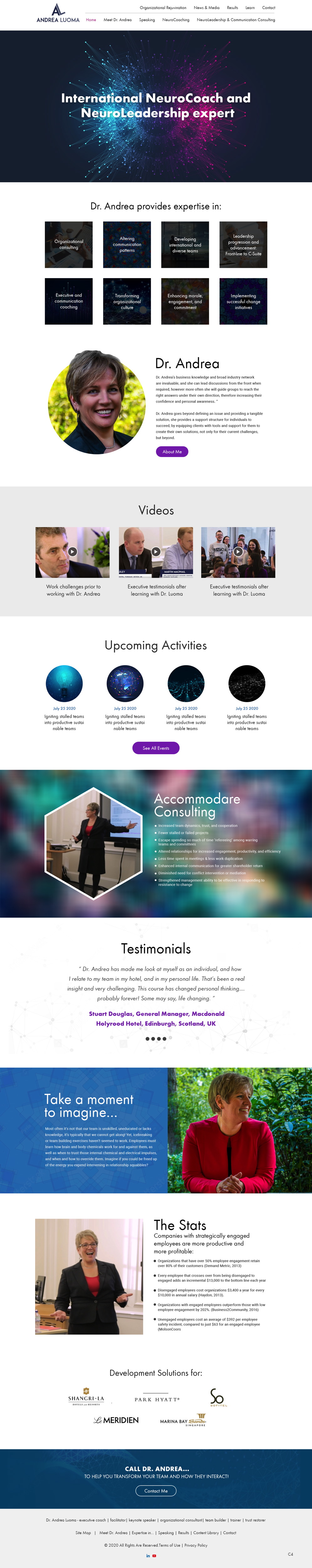 Web-Design von pb für Accommõdare Consulting, NeuroCoach & Organizational Rejuvination | Design #25056742