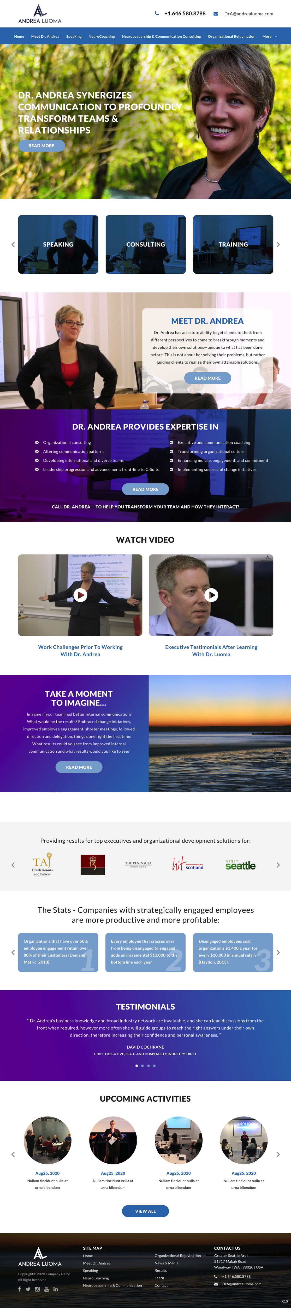 Web-Design von pb für Accommõdare Consulting, NeuroCoach & Organizational Rejuvination | Design #25056743