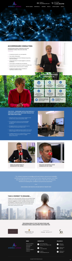 Web-Design von pb für Accommõdare Consulting, NeuroCoach & Organizational Rejuvination | Design: #25056753