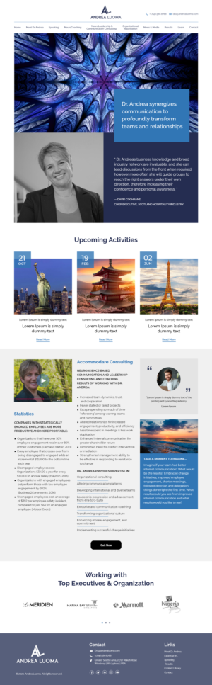 Web-Design von lnb... für Accommõdare Consulting, NeuroCoach & Organizational Rejuvination | Design: #25056514