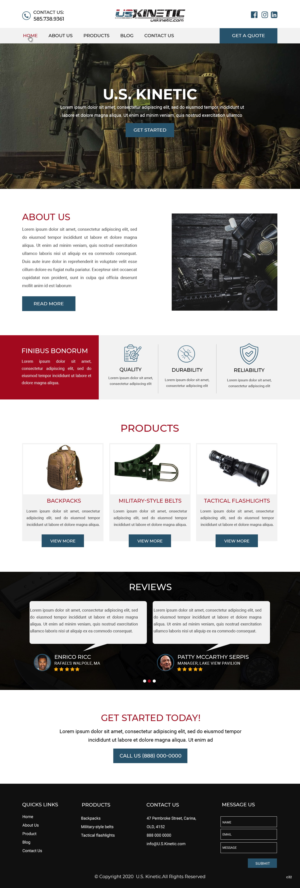 Web Design by pb for this project | Design: #25056807