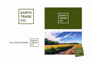 Earth Trade Co. (One logo without and one logo with.) | Logo Design by bdk1976