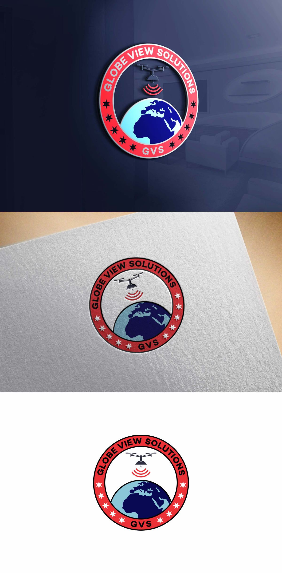 Logo Design by ViciouSaint for Globe View Solutions | Design #25053803