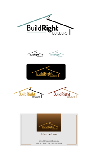Logo Design by Digital EFX for BuildRight Builders  | Design #25102737