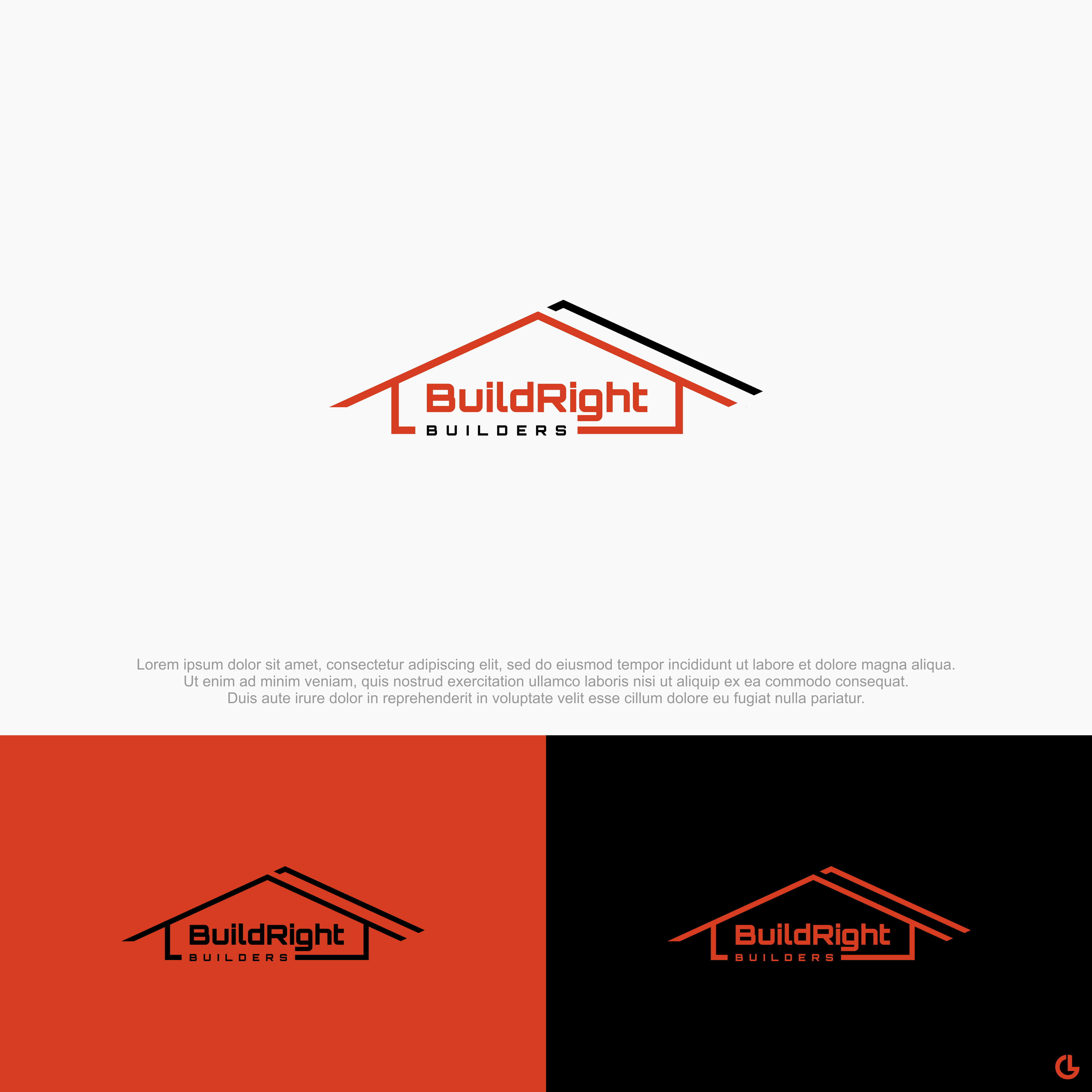 Diseño de Logo por R!CKY para BuildRight Builders  | Diseño #25103611