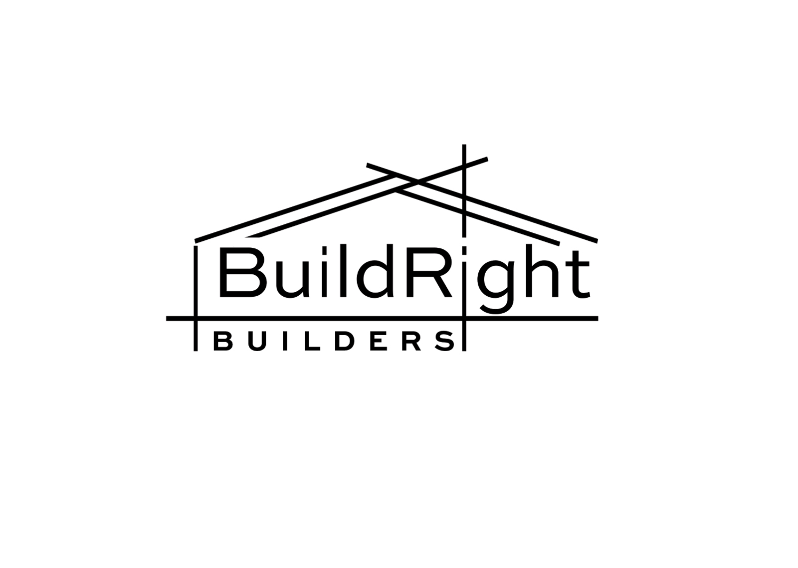 Logo Design by ivo_i_ivanov for BuildRight Builders  | Design #25068026