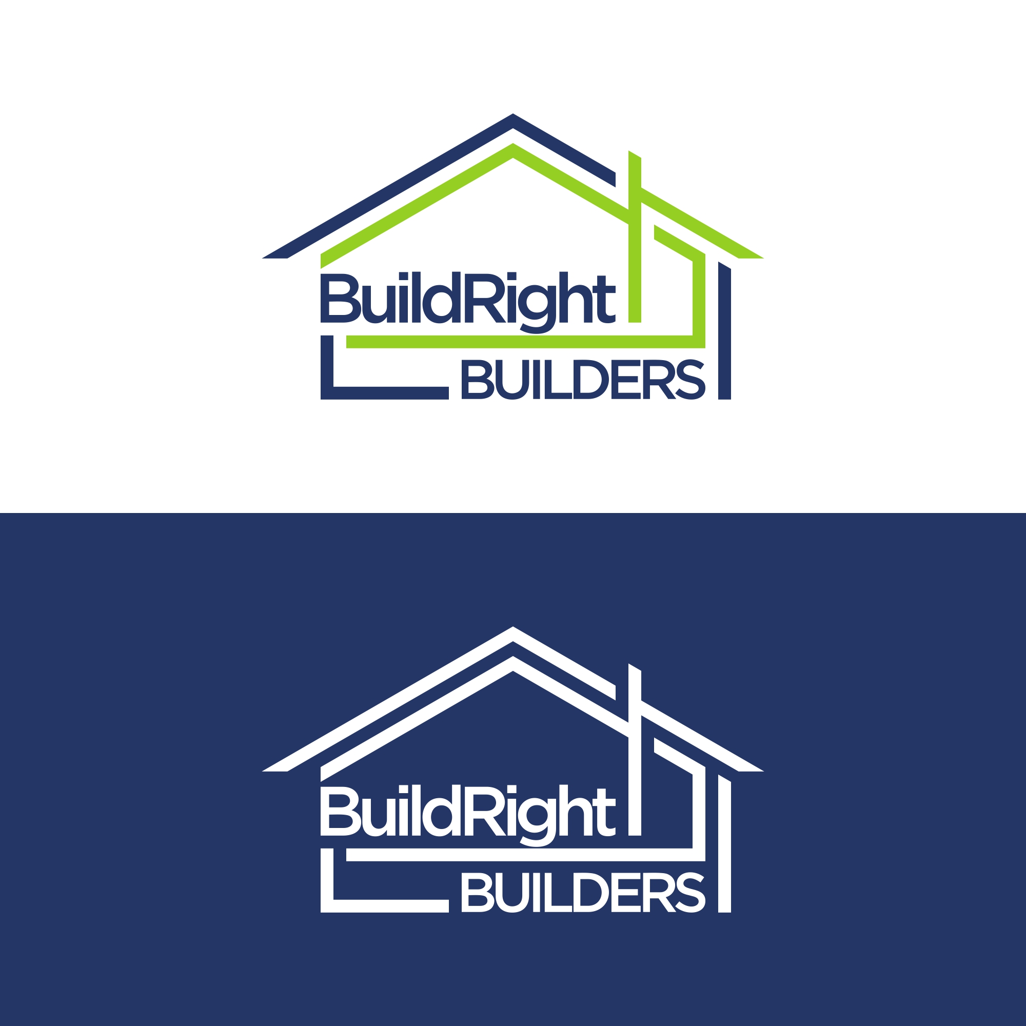 Diseño de Logo por veronnie para BuildRight Builders  | Diseño #25066418