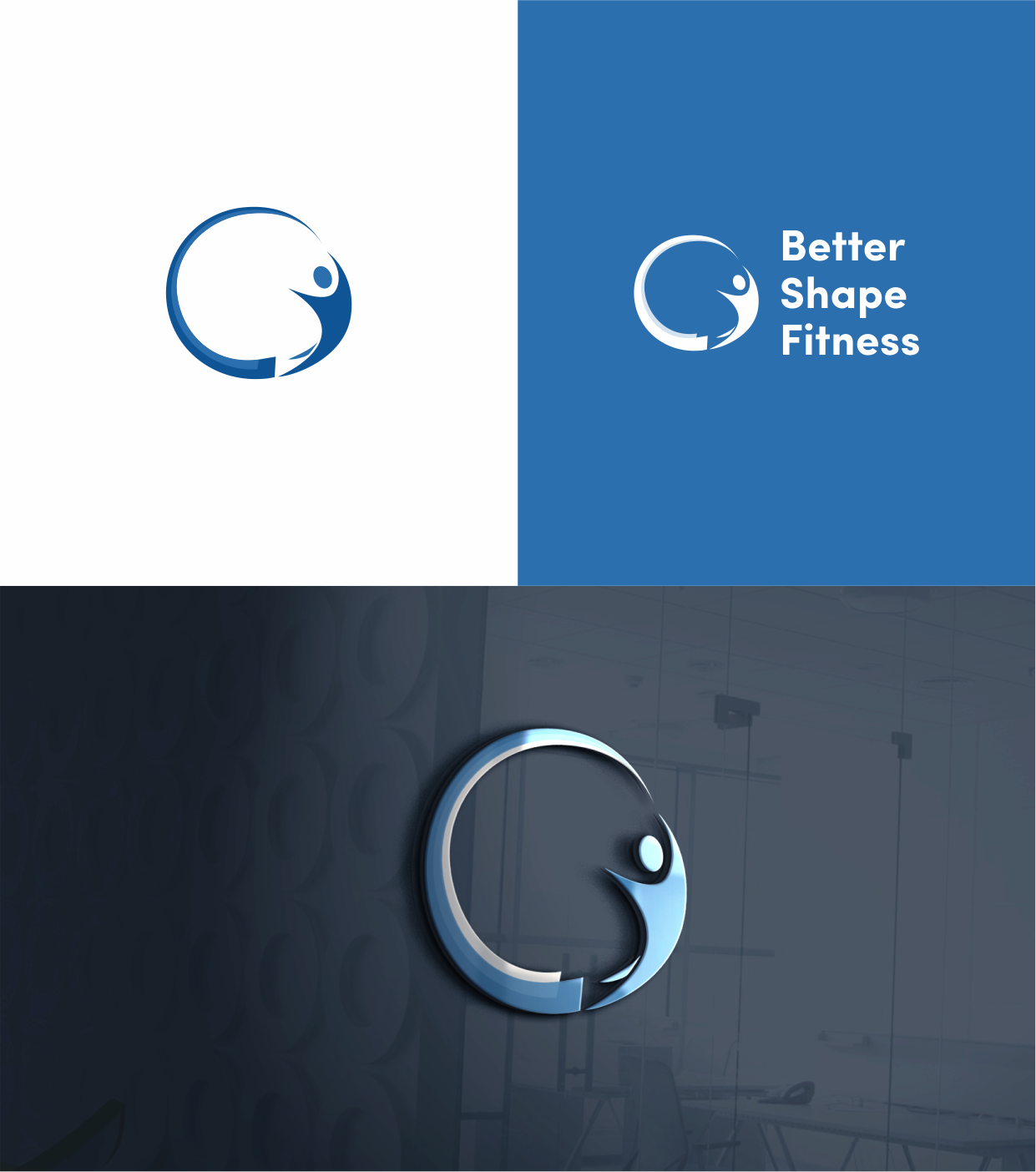 Logo Design by creativechauhan1989 for Better Shape Fitness  | Design #25074567