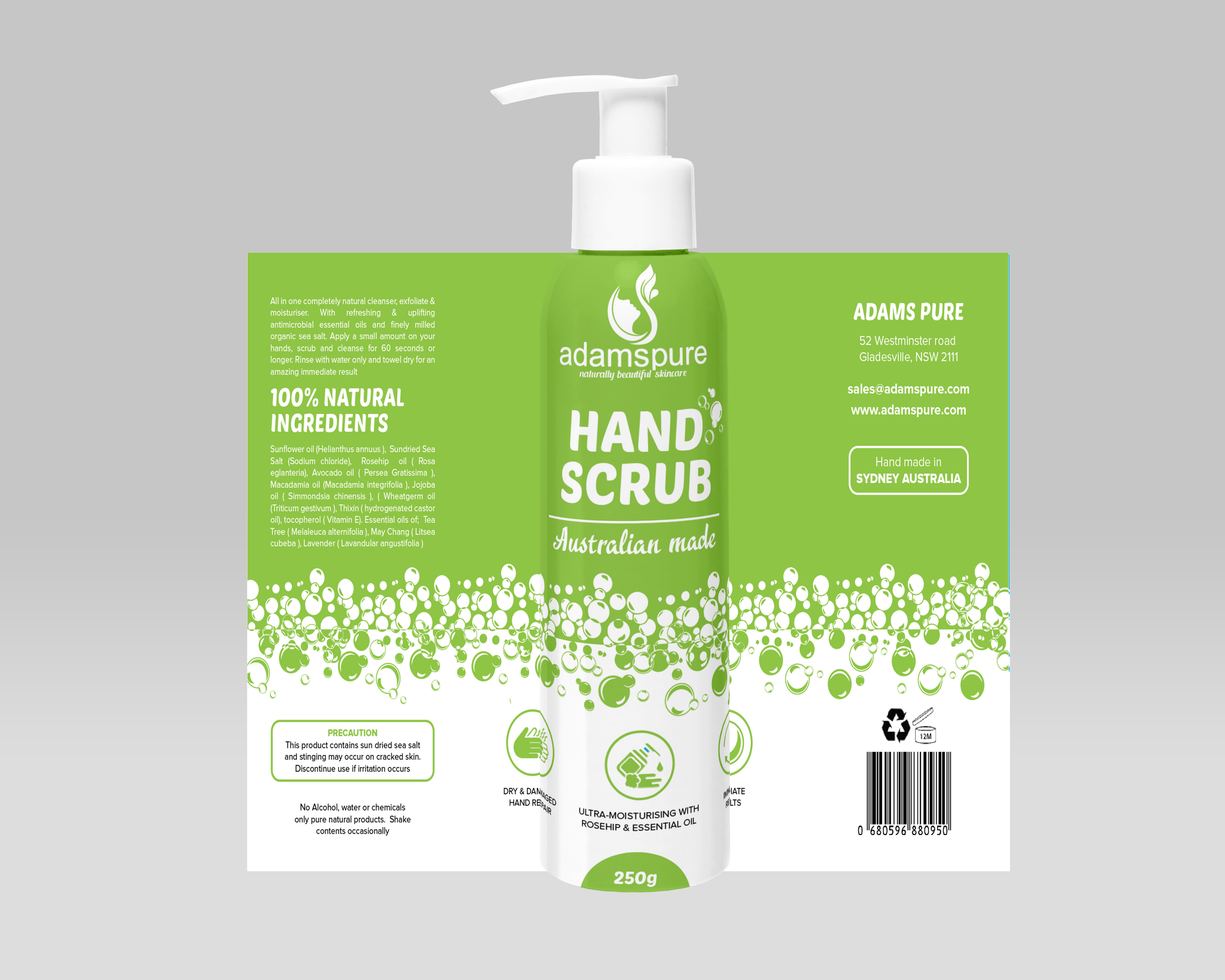 Label Design by Shumaila Kiran for Adams Pure Australian Sunshine | Design #25074128