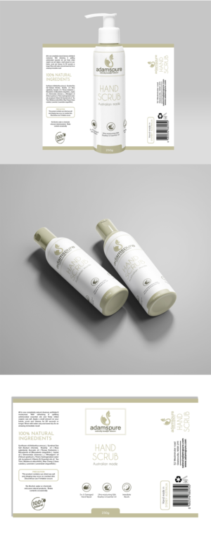 Label Design by Shumaila Kiran for Adams Pure Australian Sunshine | Design: #25076344