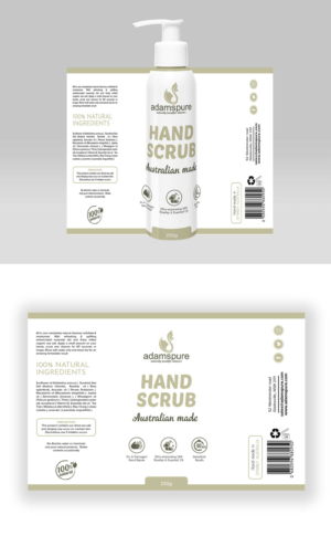 Label Design by Shumaila Kiran for Adams Pure Australian Sunshine | Design: #25098469