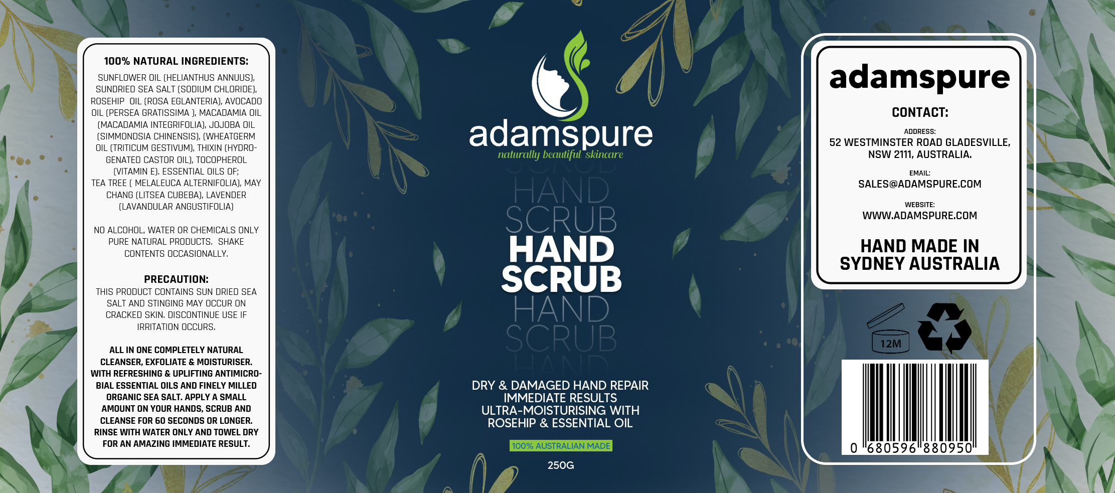 Label Design by Sachin96 for Adams Pure Australian Sunshine | Design #25105166
