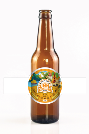 Sunny Brewery bottle label design Vietnam | Diseño de Etiqueta por eleven