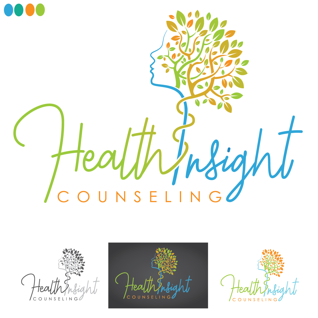 Logo-Design von Breanne Owen für Health Insight Counseling, PLLC | Design #25111665