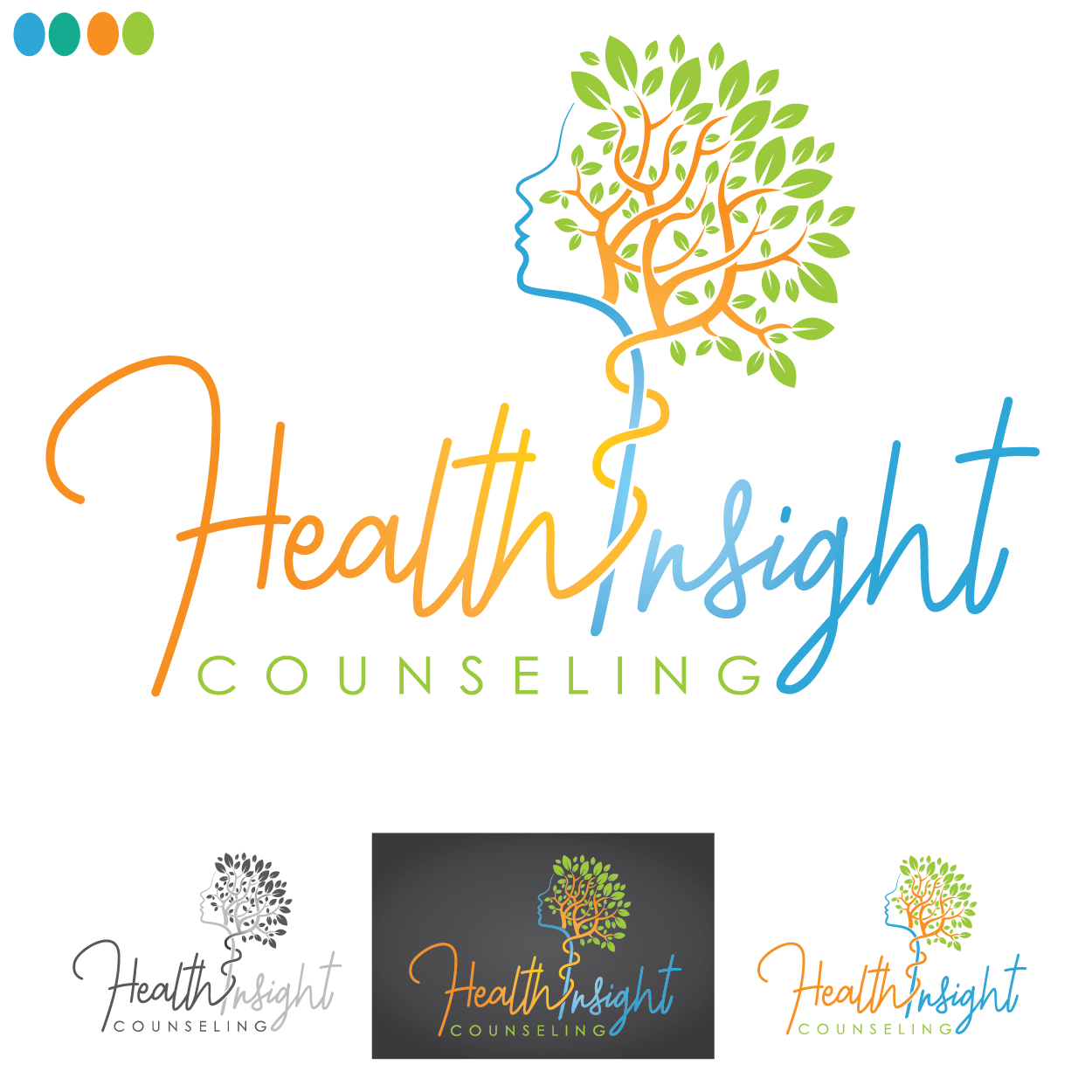 Logo-Design von Breanne Owen für Health Insight Counseling, PLLC | Design #25111666