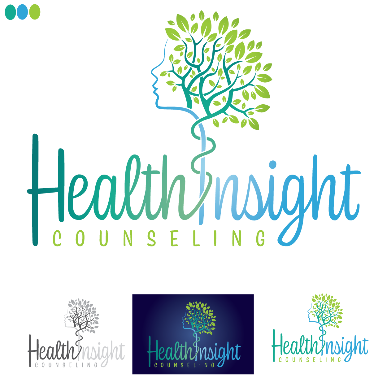 Logo Design by Breanne Owen for Health Insight Counseling, PLLC | Design #25123740