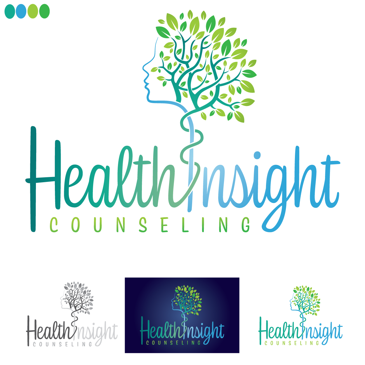 Logo Design by Breanne Owen for Health Insight Counseling, PLLC | Design #25125935