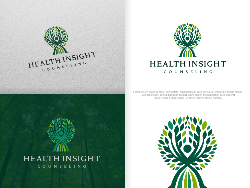 Logo-Design von artswolf für Health Insight Counseling, PLLC | Design #25101014
