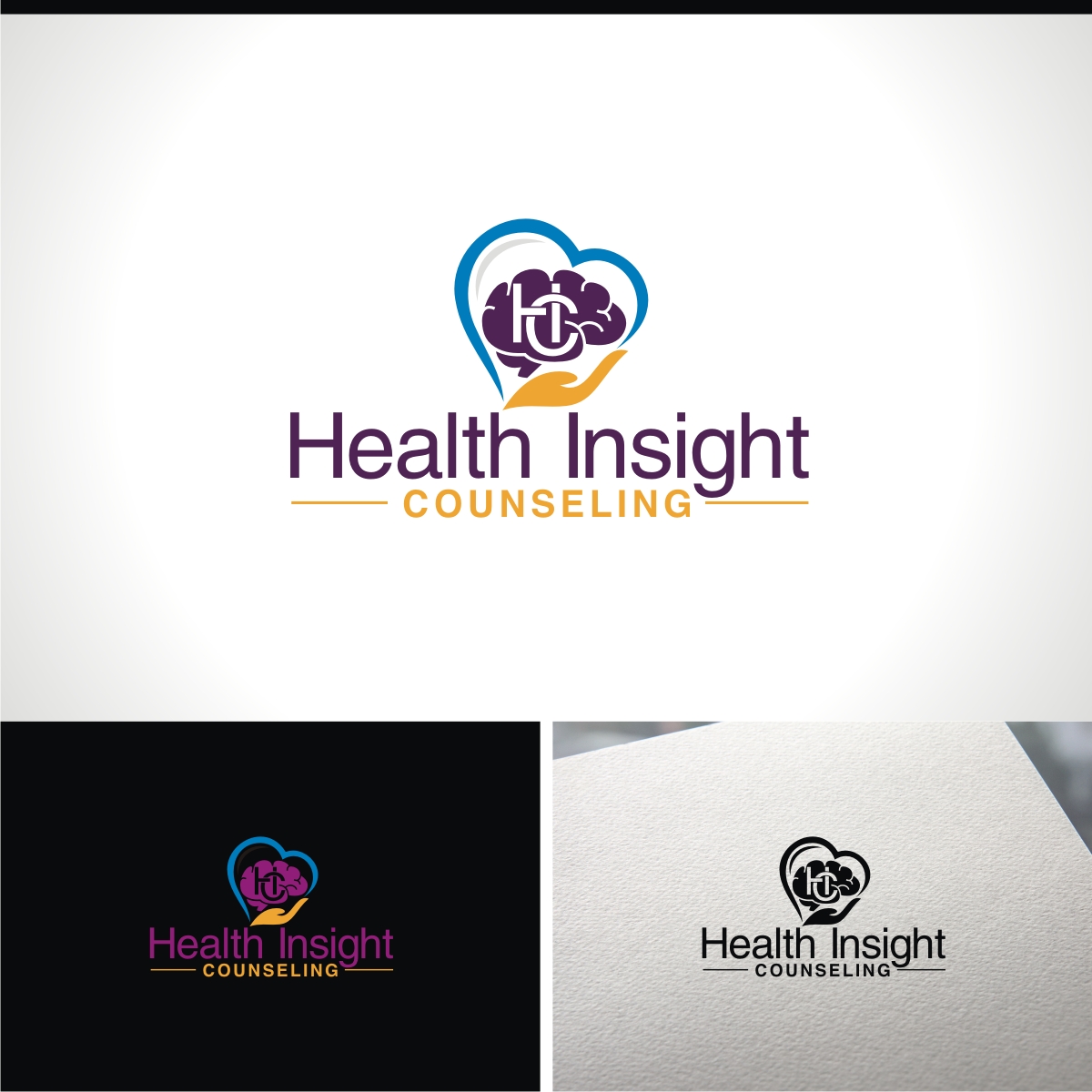 Logo-Design von e-graphics für Health Insight Counseling, PLLC | Design #25069139