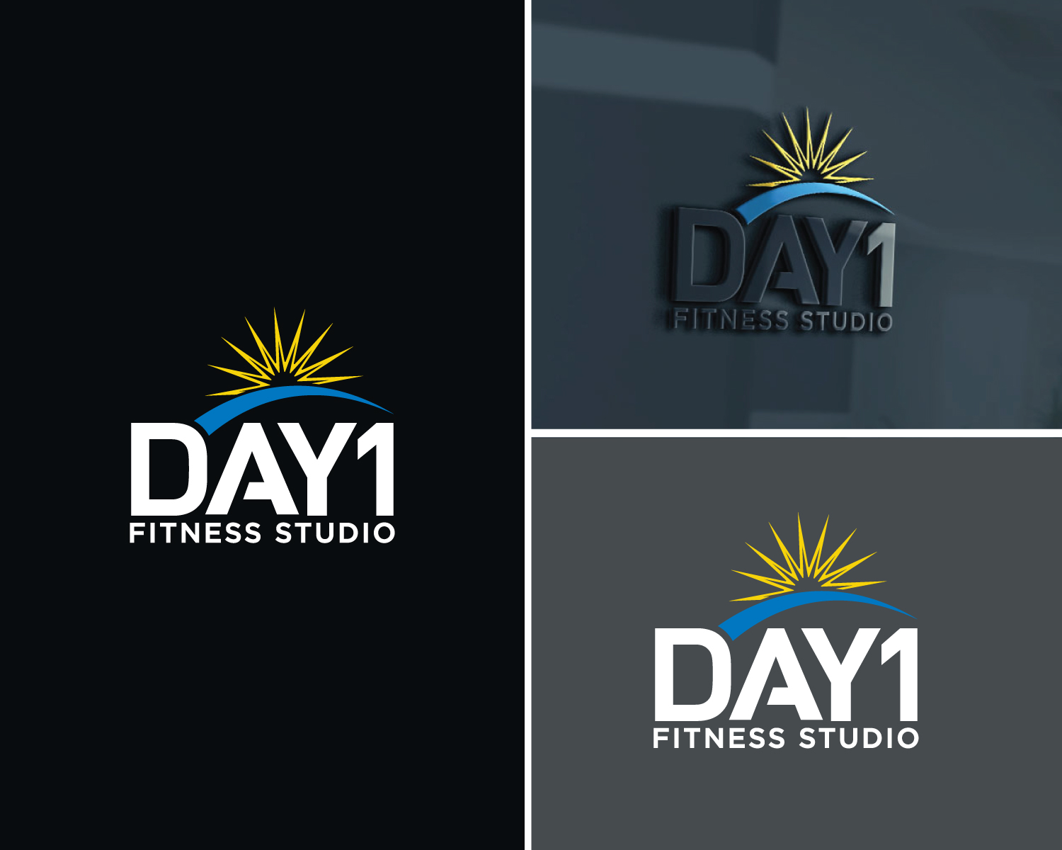 Logo Design by Atec for Day1 Fitness Studios Pty Ltd | Design #25082494