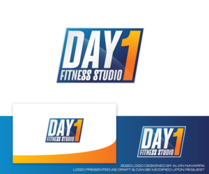 Logo Design by alvinnavarra for Day1 Fitness Studios Pty Ltd | Design: #25090127