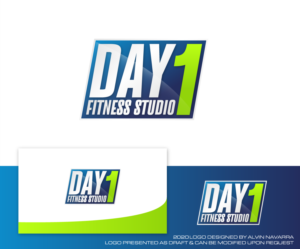 Logo Design by alvinnavarra for Day1 Fitness Studios Pty Ltd | Design: #25090136