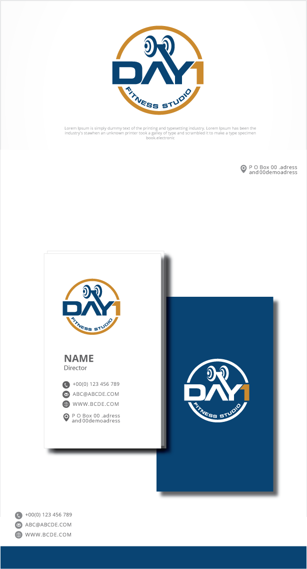 Design de Logo par graphicevolution pour Day1 Fitness Studios Pty Ltd | Design #25068208