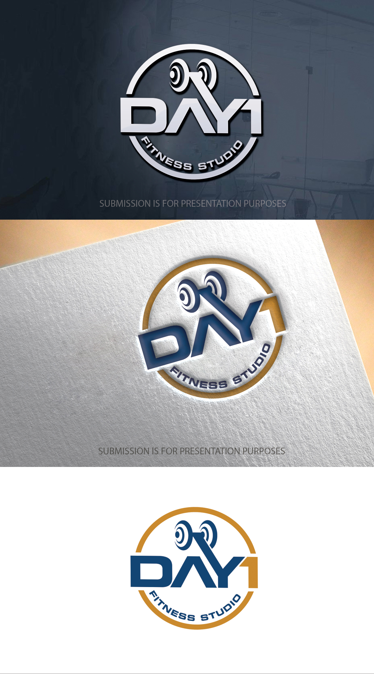 Design de Logo par graphicevolution pour Day1 Fitness Studios Pty Ltd | Design #25068209