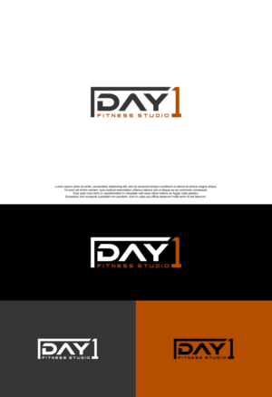Day1 Fitness Studio | Logo Design by siti MWDesign