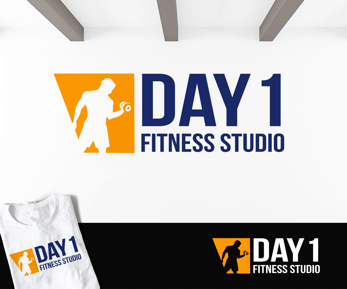 Logo Design by TRHZ for Day1 Fitness Studios Pty Ltd | Design #25069706