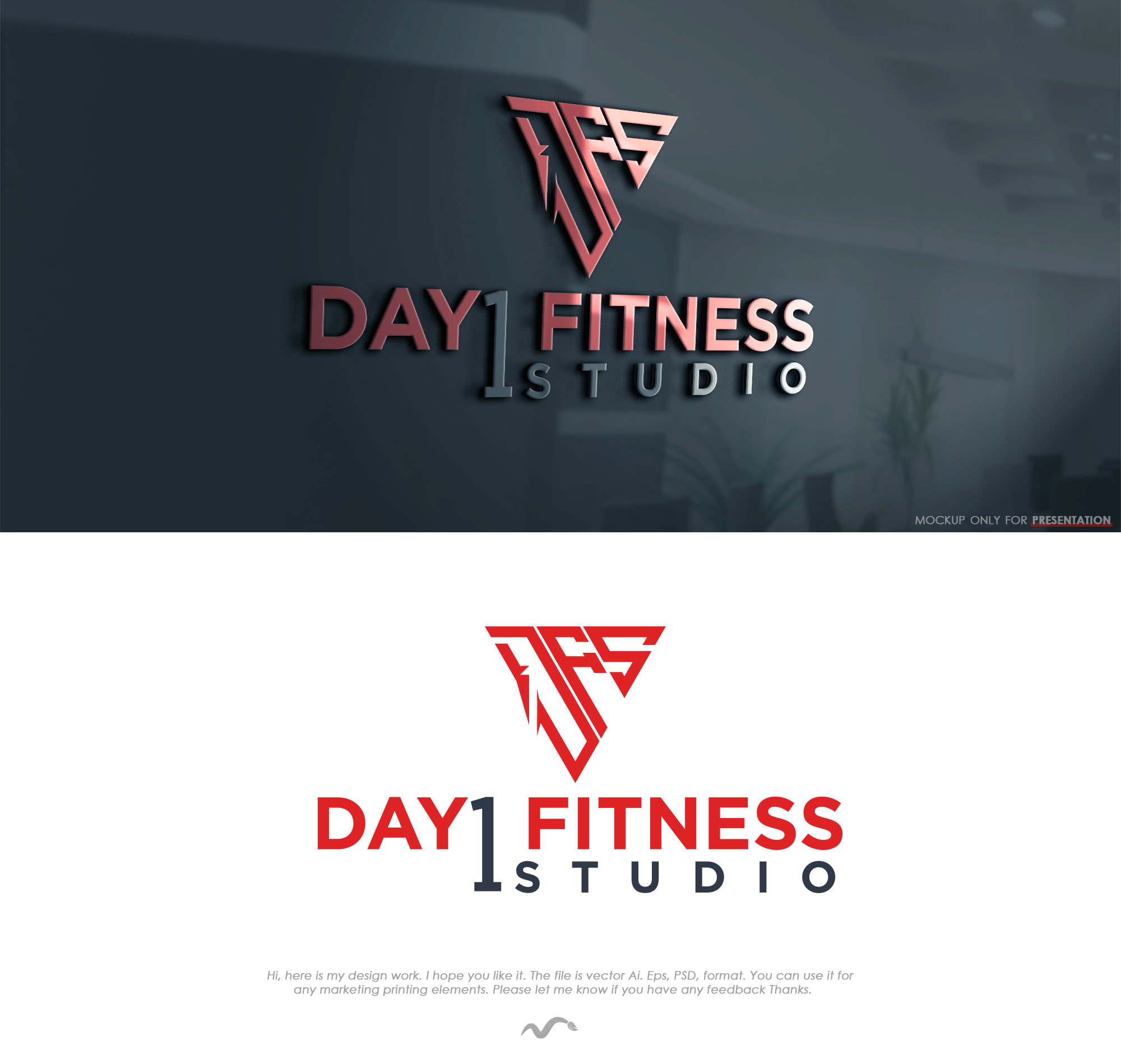 Logo Design by Mono.co for Day1 Fitness Studios Pty Ltd | Design #25071724