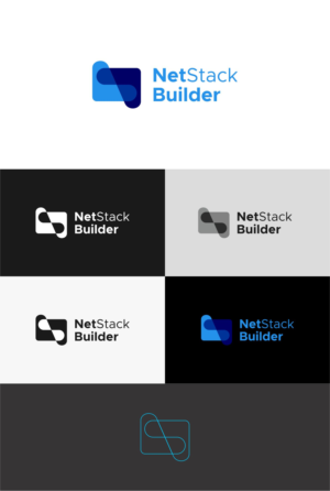 NetStack Builder / NetStack Builder.ca | Logo Design by RAN MEI JS