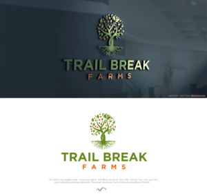Trail Break Farms | Logo-Design von Mono.co
