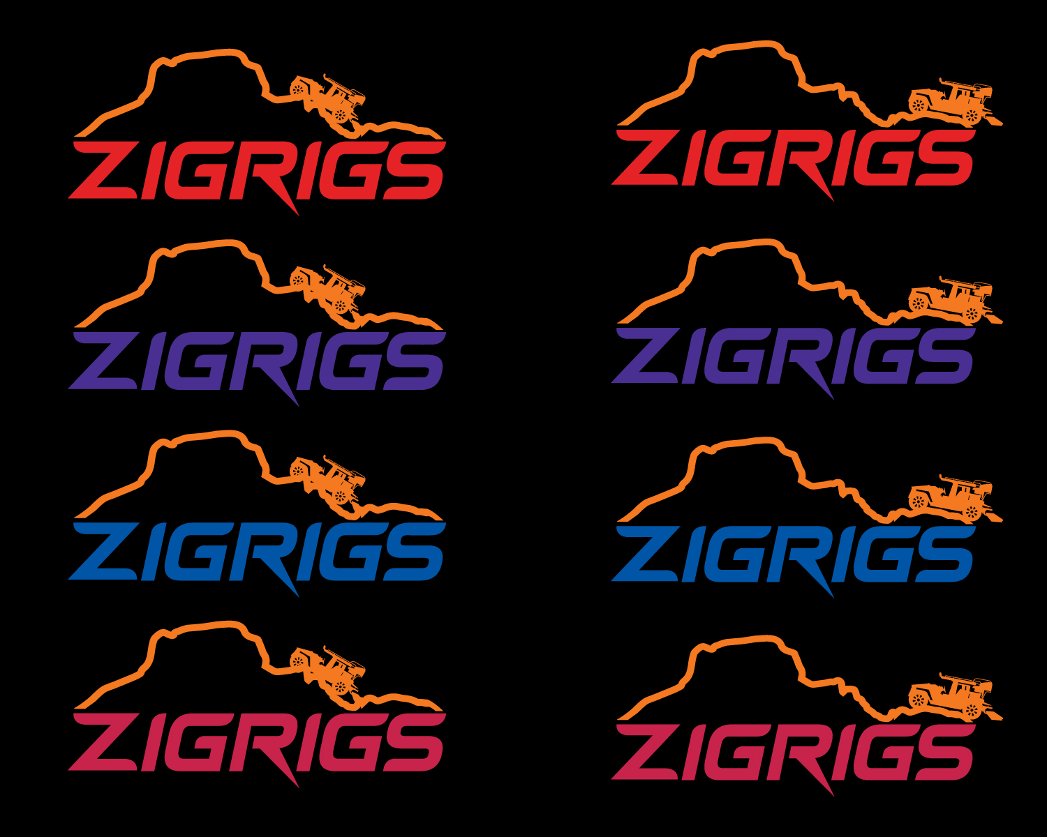 Logo Design by Atec for Zig Rigs, LLC. | Design #25089470