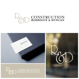 Construction Rodrigue & Duncan   R &D | Logo Design by DominicDesign